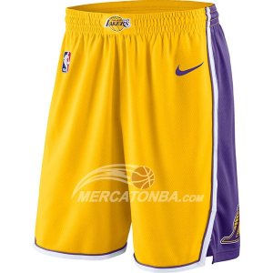 Maglie NBA Los Angeles Lakers Icon Swingman Basketball Los Angeles 2017-18 Or Shorts