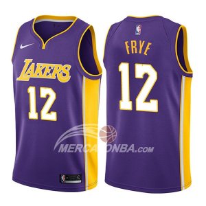 Maglie NBA Los Angeles Lakers Channing Frye Statehombret 2017-18 Viola