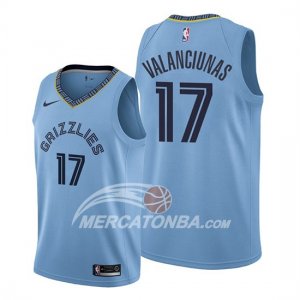 Maglia Memphis Grizzlies Jonas Valanciunas Statement Blu