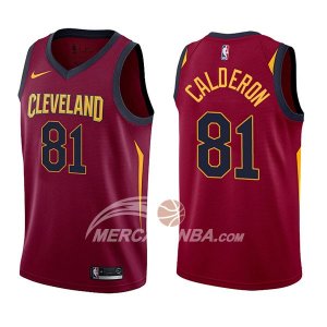 Maglie NBA Cleveland Cavaliers Jose Calderon Icon 2017-18 Rosso