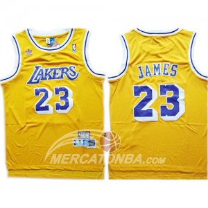 Maglie Nba Lakers Lebron James Giallo