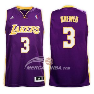 Maglie NBA Los Angeles Lakers Corey Brewer Road 2017-18 Viola