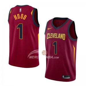 Maglie NBA Cavaliers Rodney Hood Finals Bound Icon 2017-18 Rosso