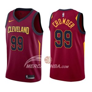 Maglie NBA Cleveland Cavaliers Jae Crowder Swingman Icon 2017-18 Rosso