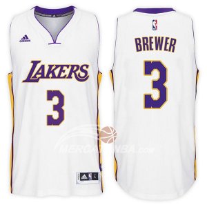 Maglie NBA Los Angeles Lakers Corey Brewer Alternate 2017-18 Bianco